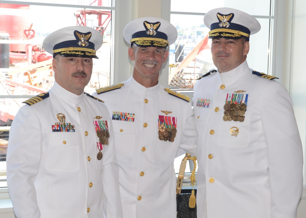 Coast Guard Cutter Steadfast change-of-command ceremony