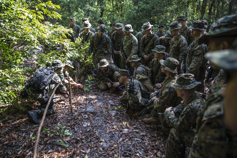 Survival techniques prepare Malaysian Army, US Marines for jungle operations
