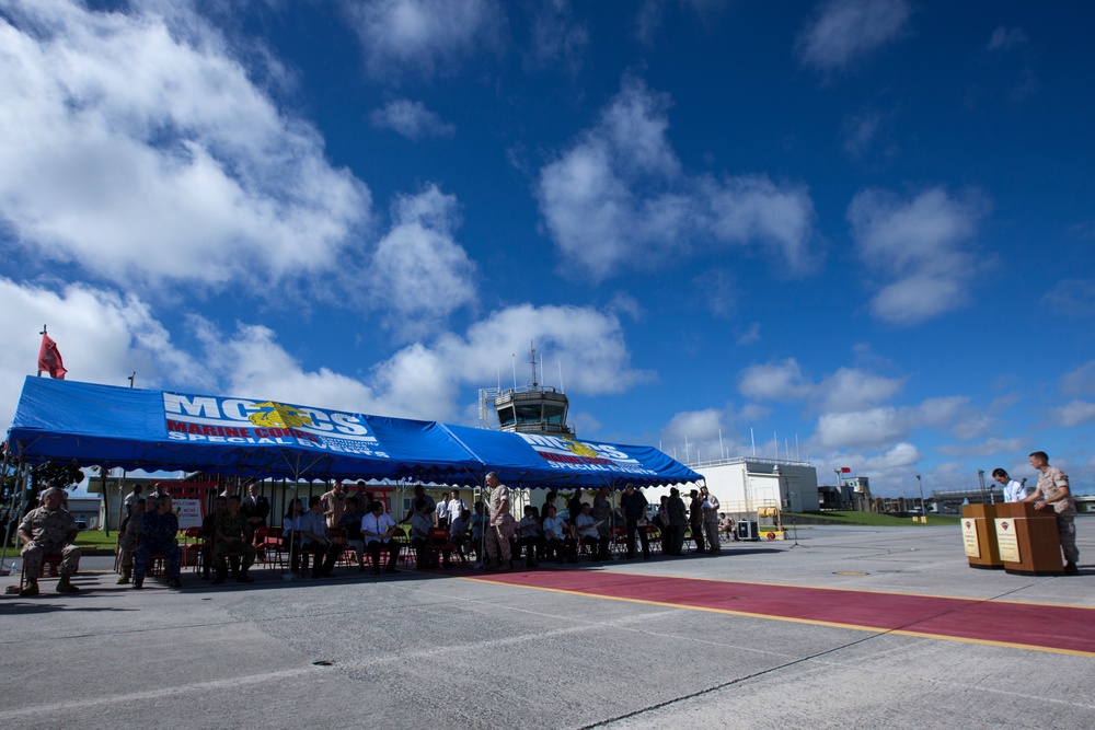 Marine Aerial Refueler Transport Squadron 152 transfer ceremony