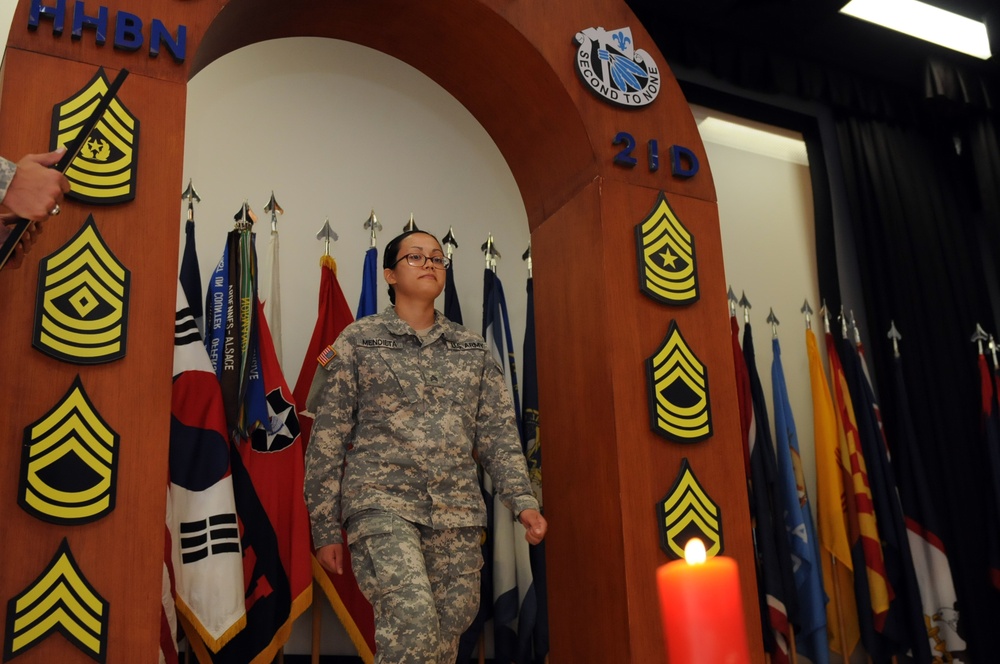 Tribe Battalion Conducts NCO Induction Ceremony