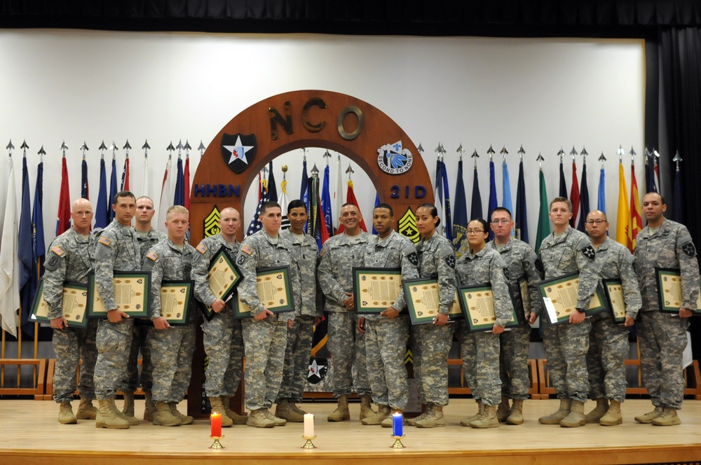 Tribe Battalion conducts NCO induction ceremony