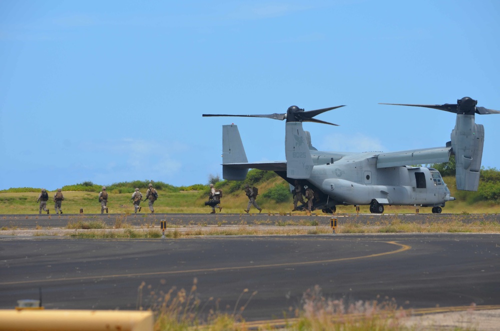 Air assault event, RIMPAC 2014