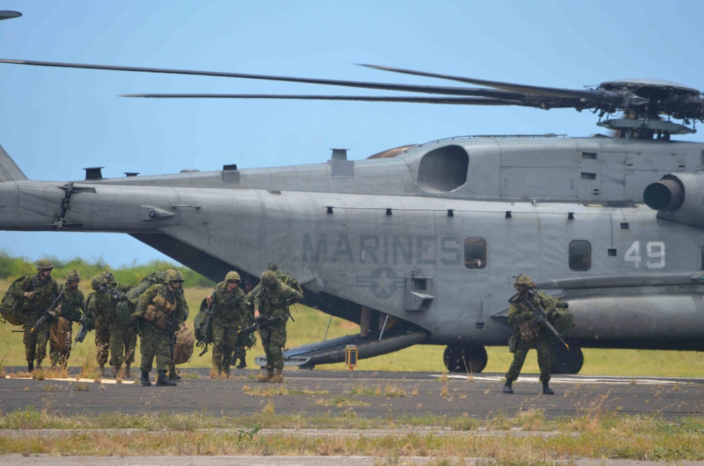 Air assault event, RIMPAC 2014