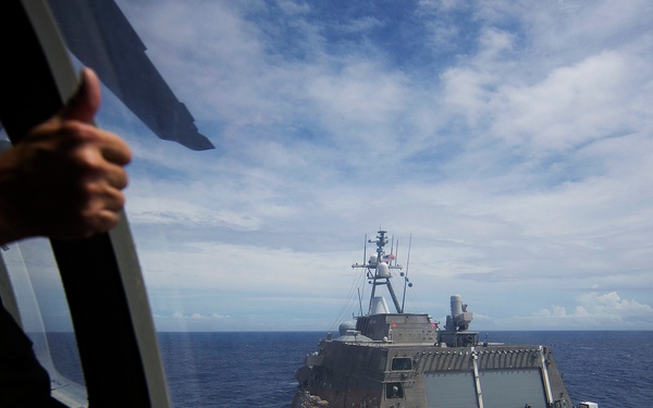 USS Independence hosts Australian Rear Adm. Stuart Mayer