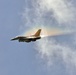 US Air Force F-16 Fighting Falcon aircraft from the 480th Fighter Squadron, Spangdahlem Air Base, Germany