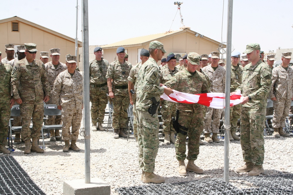 Georgian Army ends mission in Helmand province, Afghanistan