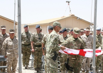 Georgian Army ends mission in Helmand province, Afghanistan