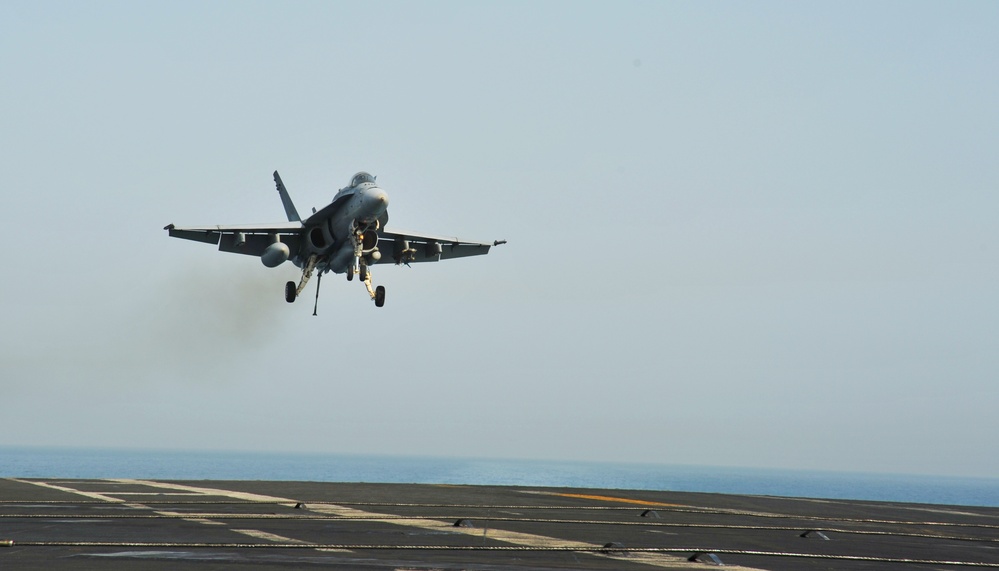 USS George H.W. Bush flight operations