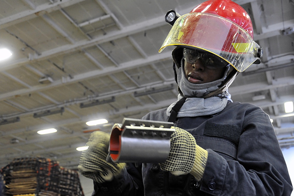 USS George H.W. Bush general quarters drill