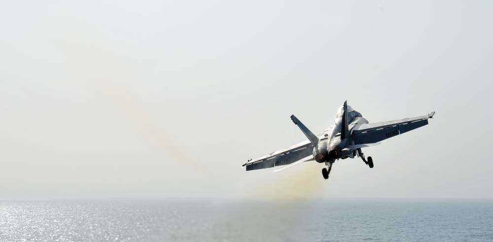 USS George H.W. Bush flight operations