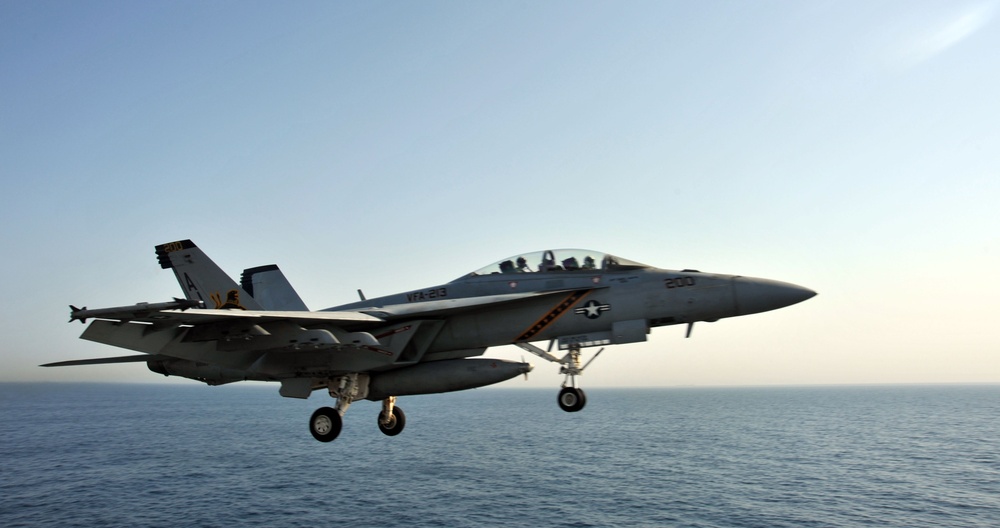 USS George H.W. Bush flight operations