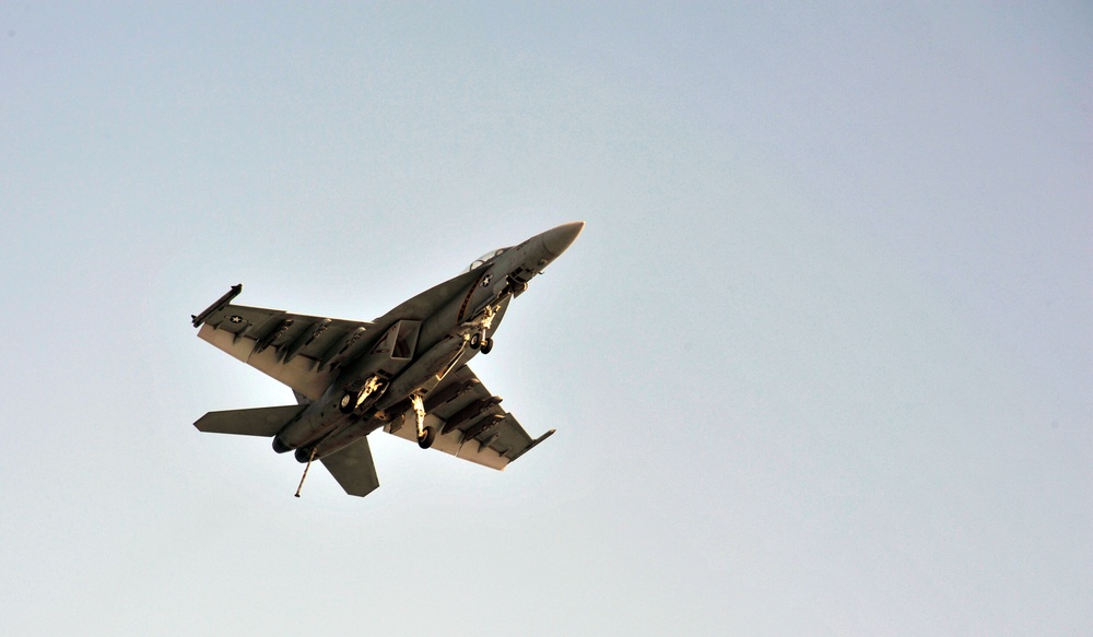 USS George H.W. Bush flight operations