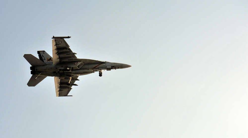 USS George H.W. Bush flight operations