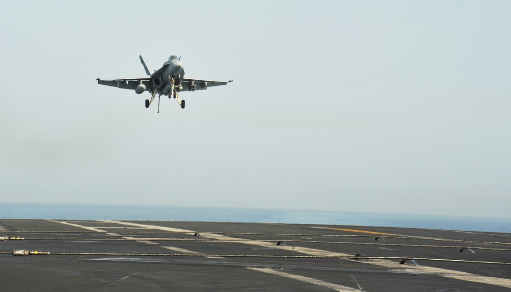 USS George H.W. Bush flight operations