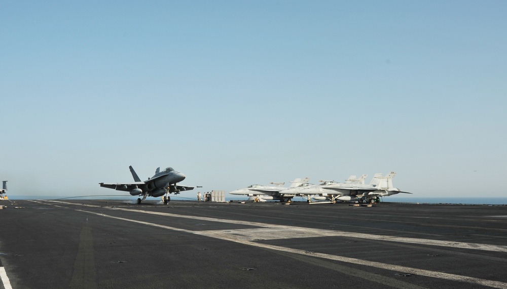 USS George H.W. Bush flight operations