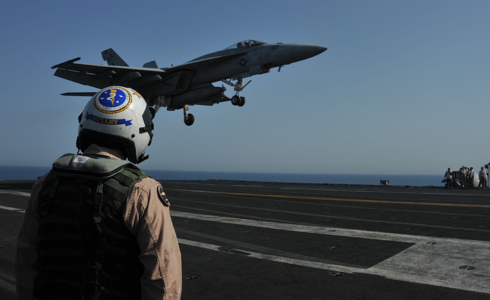 USS George H.W. Bush flight operations