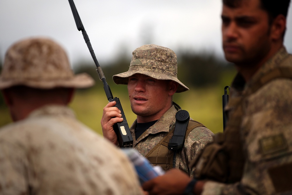 US Marines conduct ground ops with foreign nations during RIMPAC