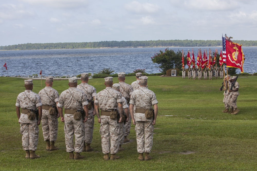 Brigadier General Chiarotti takes command of 2nd Marine Logistics Group