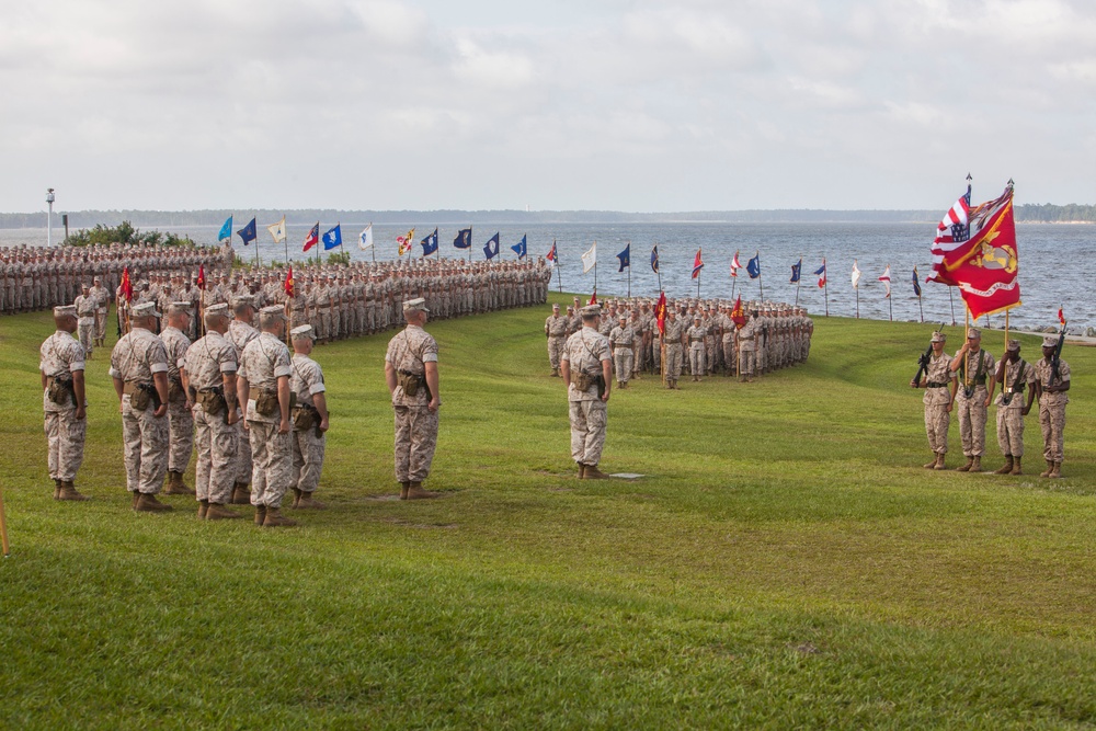 Brigadier General Chiarotti takes command of 2nd Marine Logistics Group