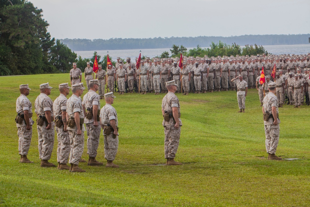 Brigadier General Chiarotti takes command of 2nd Marine Logistics Group