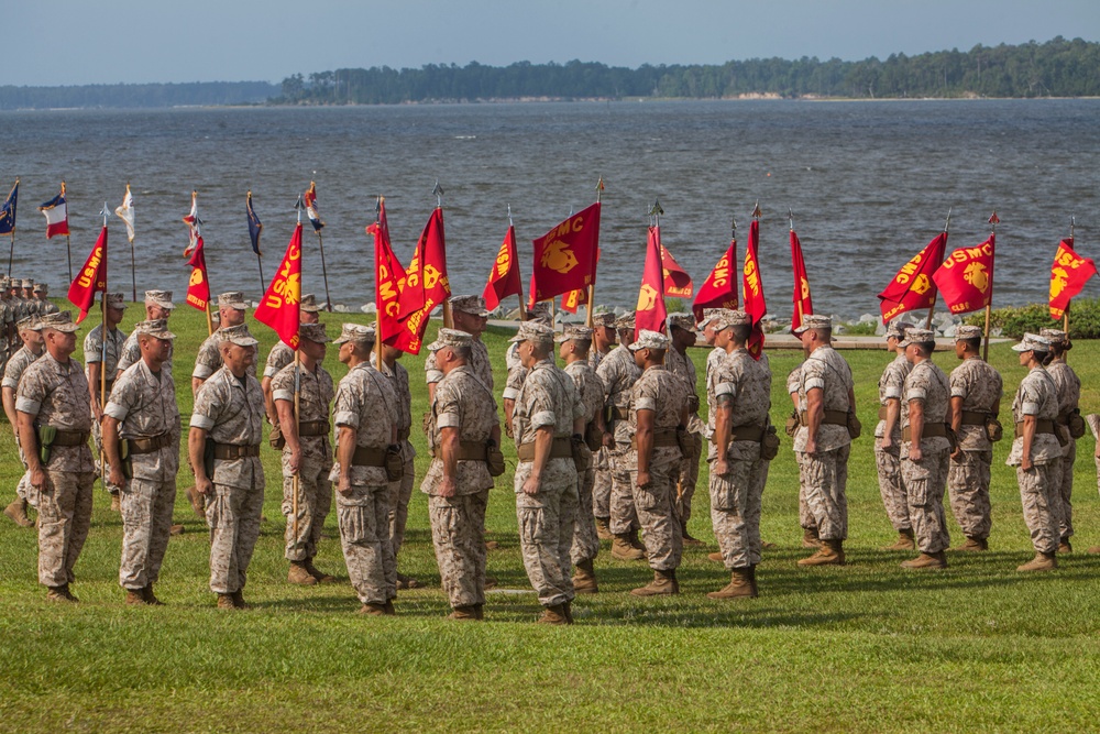 Brigadier General Chiarotti takes command of 2nd Marine Logistics Group