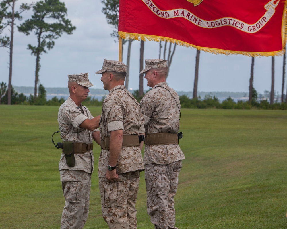 Brigadier General Chiarotti takes command of 2nd Marine Logistics Group