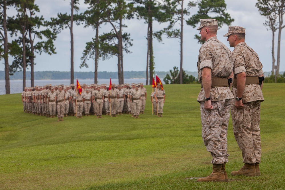 Brigadier General Chiarotti takes command of 2nd Marine Logistics Group