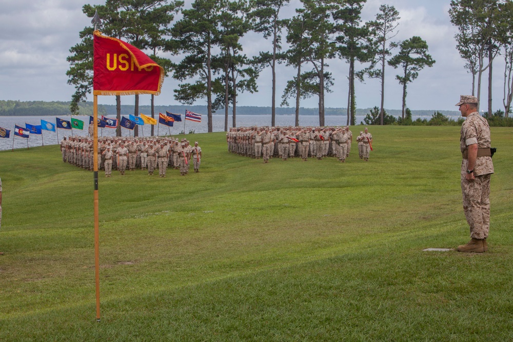 Brigadier General Chiarotti takes command of 2nd Marine Logistics Group