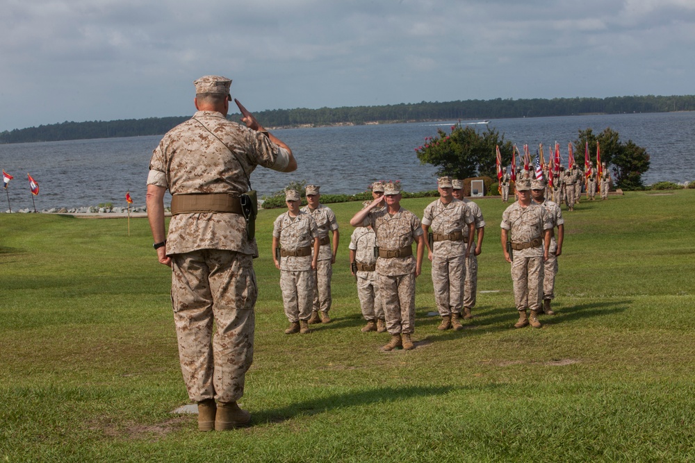 Brigadier General Chiarotti takes command of 2nd Marine Logistics Group