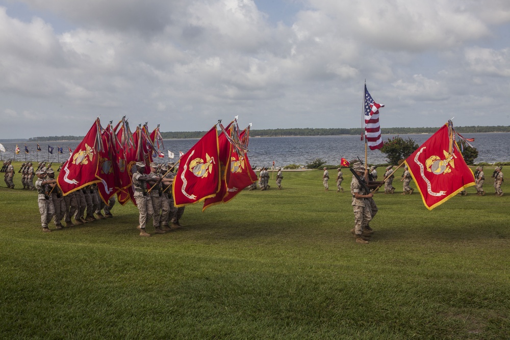 Brigadier General Chiarotti takes command of 2nd Marine Logistics Group