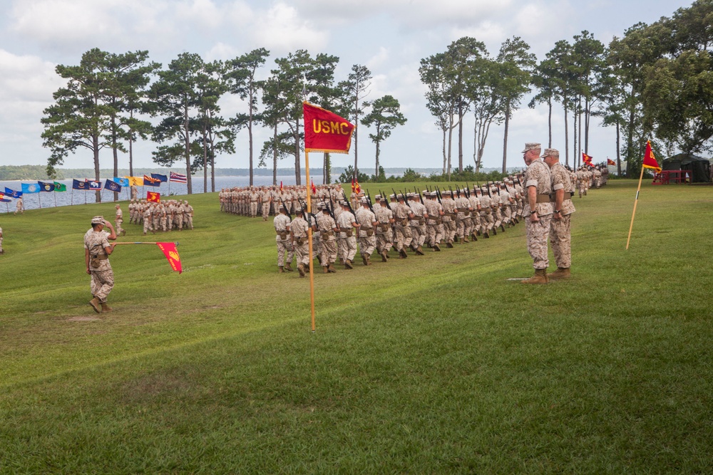 Brigadier General Chiarotti takes command of 2nd Marine Logistics Group