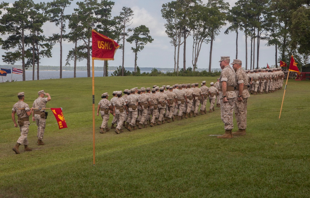 Brigadier General Chiarotti takes command of 2nd Marine Logistics Group