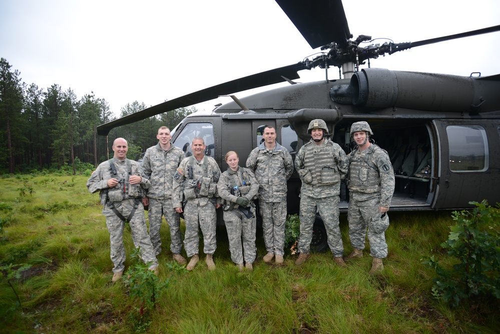 Harrison Township resident re-enlists on Black Hawk during training exercise