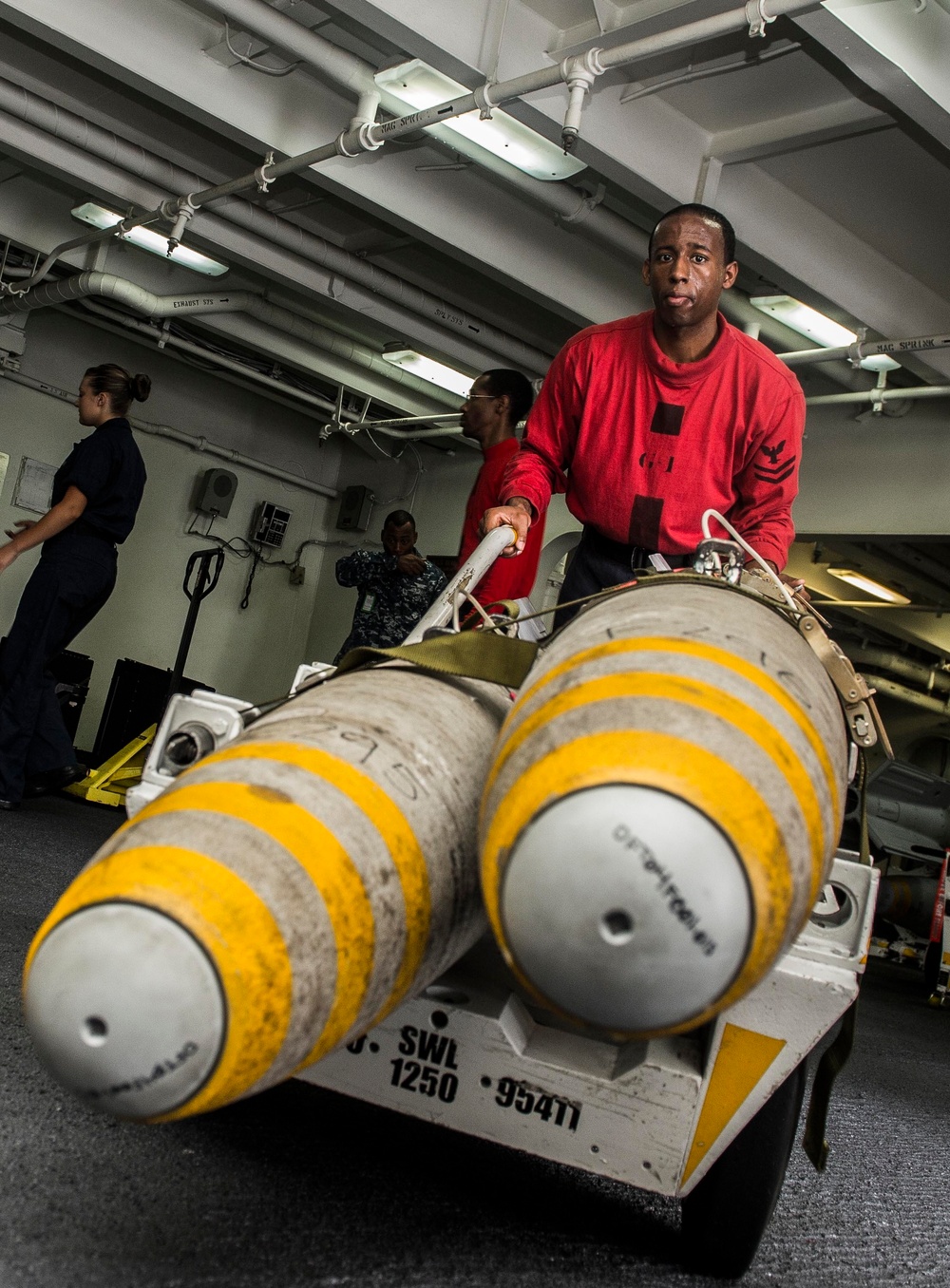 USS Reagan ordnance