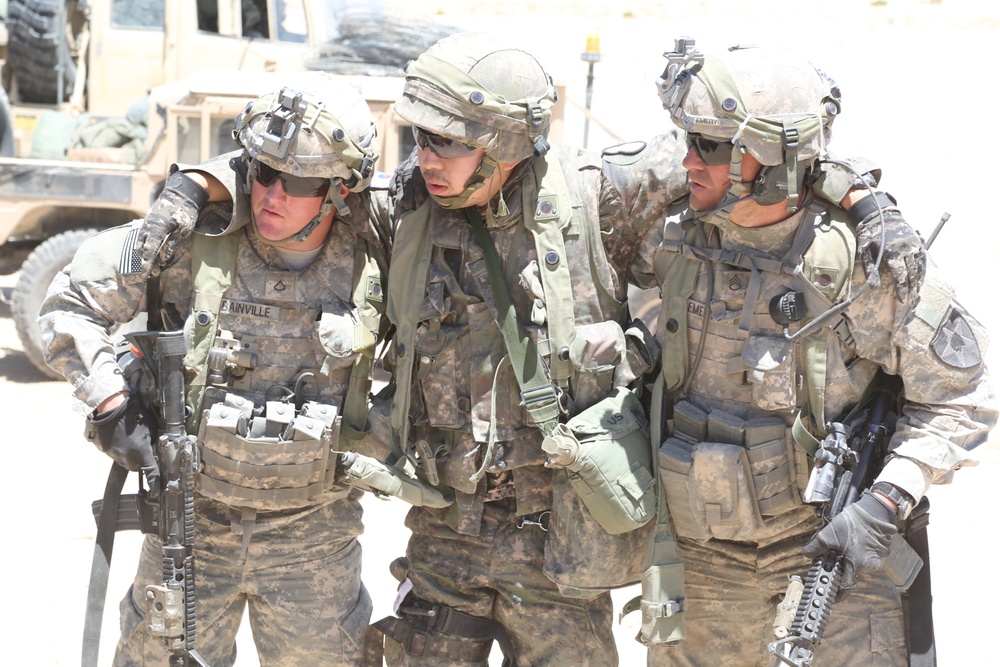 Republic of Korea army training at The National Training Center