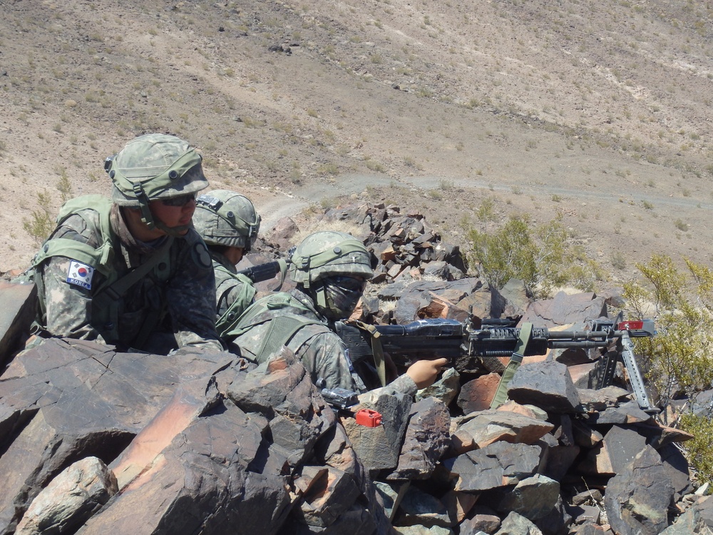 Republic of Korea army training at The National Training Center