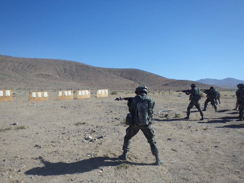 Republic of Korea army training at The National Training Center