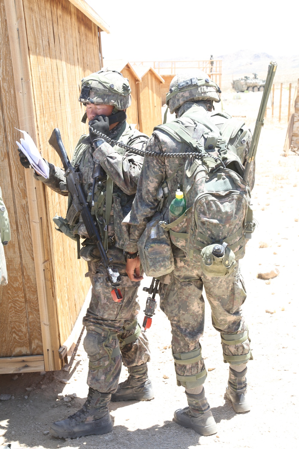 Republic of Korea army training at The National Training Center