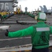 USS Reagan flight deck barricade drill