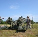 Latvian Chief of Defense Lt. General Graube fires an M777A1 during 119 FA's live fire exercise