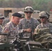 Maj. Gen. Gregory J. Vadnais, Adjutant General and Director of Military and Veterans Affairs for the Michigan National Guard, and Lt. Gen. Raimonds Graube, Latvian Chief of Defense, visit 119 FA at Camp Grayling, Michigan