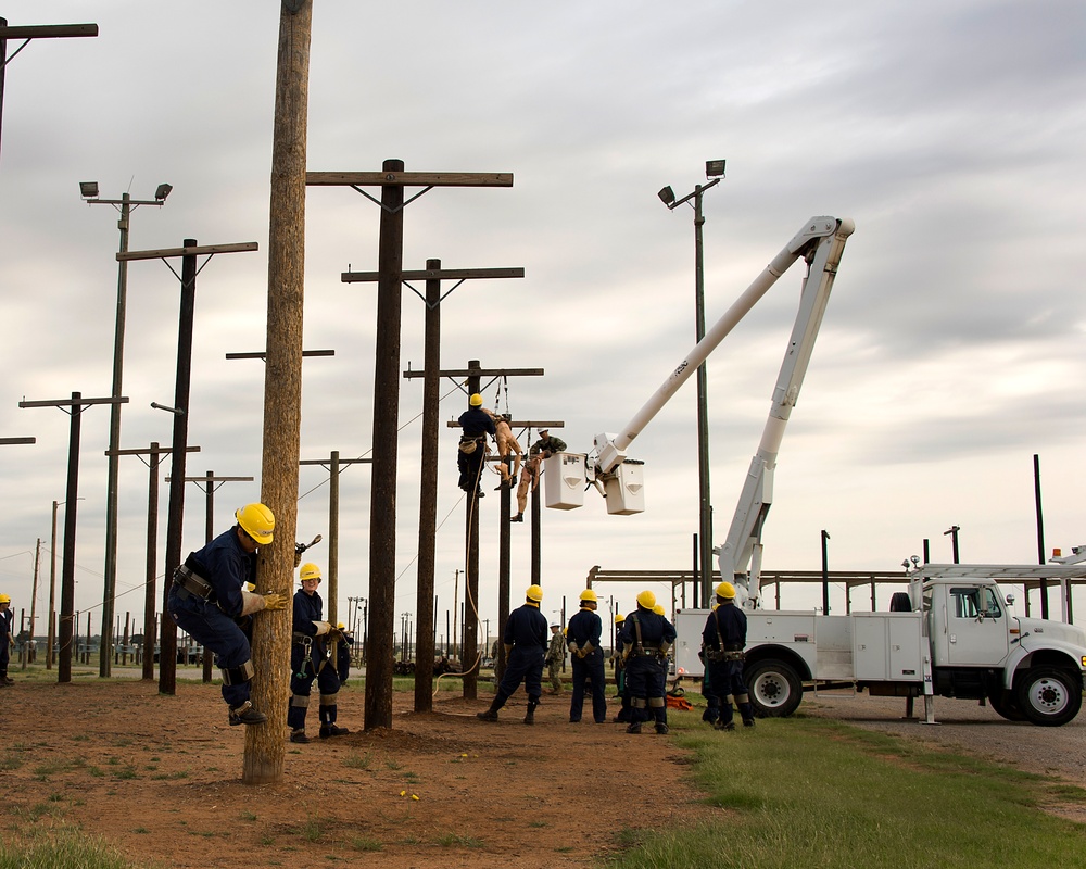 Navy pole-top rescue