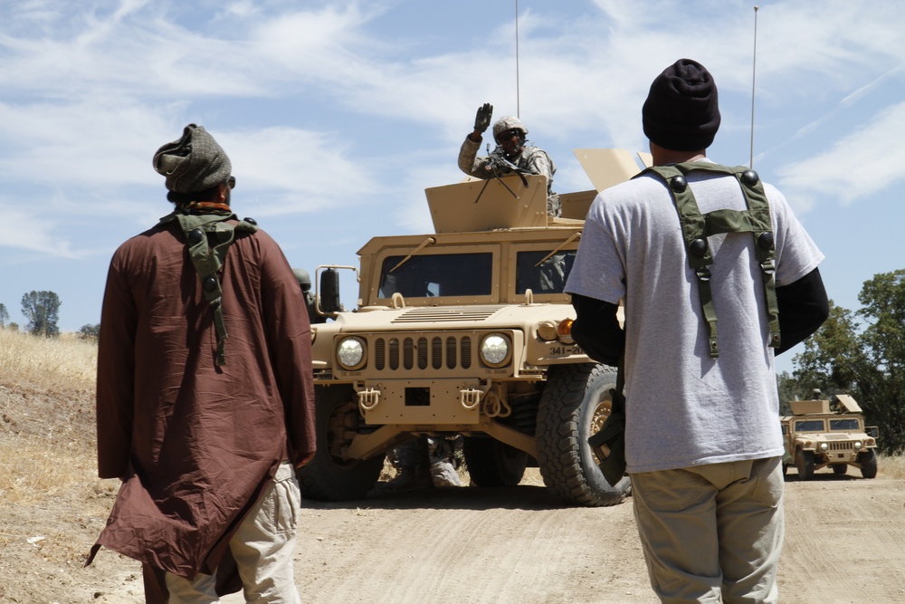 465th Engineer Company convoy training