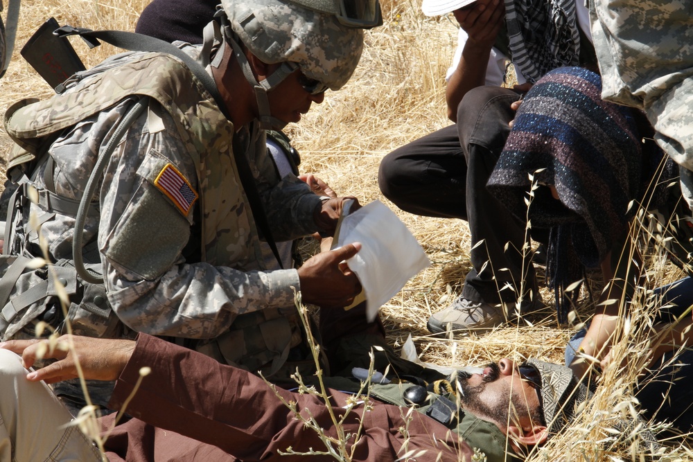 465th Engineer Company medical exercise