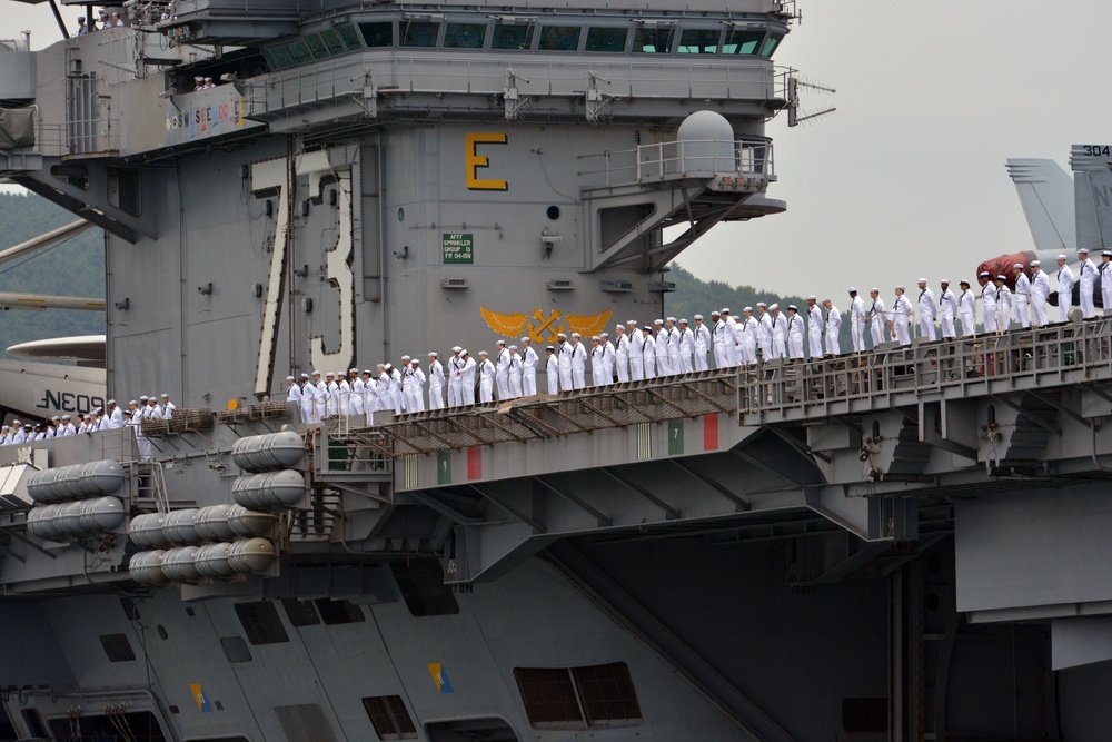 USS George Washington operations