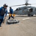 USS Arleigh Burke flight deck operations