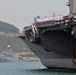 USS George Washington arrives in Busan