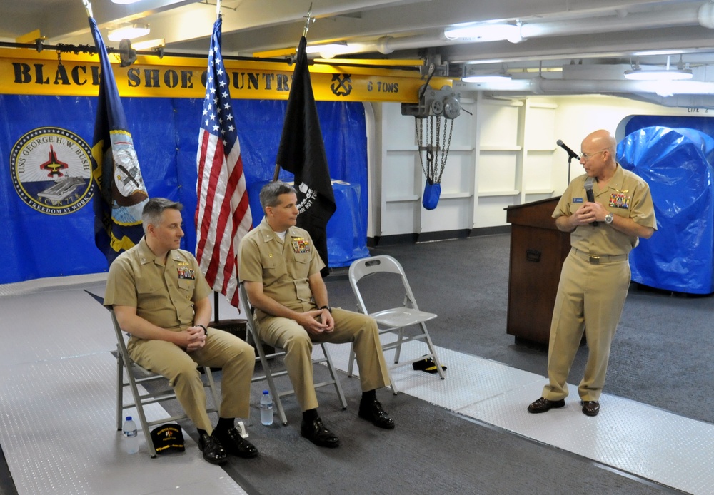 Destroyer Squadron 22 change of command ceremony