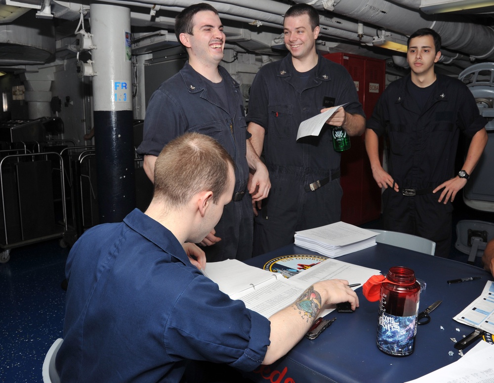 USS George H.W. Bush operations