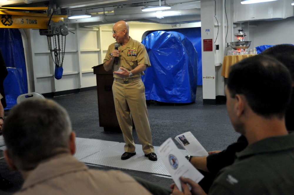 Destroyer Squadron 22 change of command ceremony